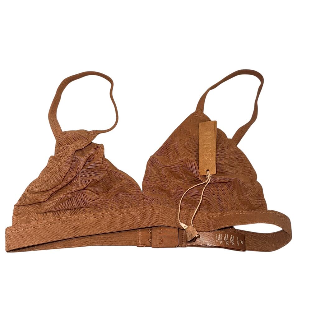 Skims Fits Everybody Triangle Bralette Sienna Bra New with tags Size XS